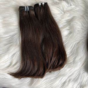 VENTE EN GROS NATURELLE BRUNE DROITE/ONDULÉE/BOUCLÉE POUR LE DÉCOLLAGE DES EXTENSIONS DE CHEVEUX HUMAINS VIETNAMIENS ALIGNÉS SUR LES CUTICULES DE DONATEUR CRUTES - Product Image 6