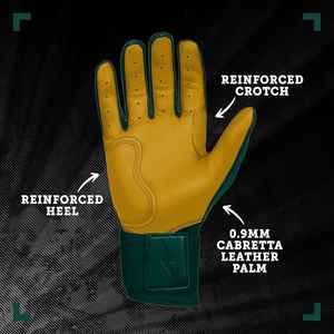 Guantes de Bateo de Béisbol Profesionales para Adulto en Oferta con Logo Personalizado y Palma de Cuero Genuino Equipo Deportivo de Alta Calidad - Product Image 3