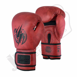 ถุงมือชกมวยหนัง PU สำหรับฝึกซ้อมมวยไทย MMA ระดับมืออาชีพ แบบยูนิเซ็กซ์ พร้อมคุณสมบัติการดูดซับแรงกระแทก - Product Image 1