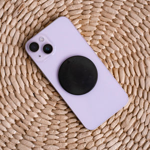 Autocollant rond poli en shungite pour téléphone, 2 pouces (50 mm) - Product Image 2