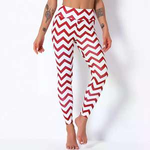 Hot Selling Sports Yoga Pants Breathable Seamless Gym <b>Leggings</b> for Running Fitness Solid <b>Pattern</b> Wholesale Yoga <b>Leggings</b> - Product Image 5