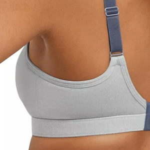 Sujetador deportivo liso de alta calidad para mujer, ropa deportiva para gimnasio, Sujetador deportivo sencillo con cuello Halter - Product Image 3