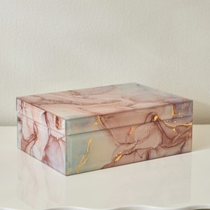 Elegante joyero de diseñador rosa, organizador de almacenamiento de diseñador moderno, Ideal para anillos, collares, pulseras o exhibición de baratijas - Product Image 5