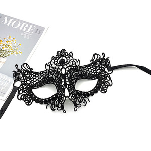 Carnaval Half Face Festival de Halloween Venetian Eyemask Sexy Lace Party Mask Masquerade Carnival Costume para mujeres - Product Image 6