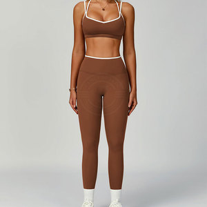 Conjunto de Yoga Personalizado de Alta Calidad para Mujer, MOQ Bajo, Ropa Deportiva Ligera y de Alta Venta - Product Image 1