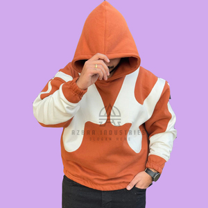Derniers fabricants de vêtements Streetwear Nouveaux styles en 100% coton polaire Hip Hop Pullover Hoodies - Product Image 5
