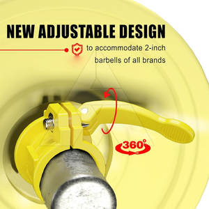 Collier de serrage pour haltères à prix de gros – Dernier style, design unique, en nylon/plastique, fonction antidérapante, couleurs et logo personnalisables - Product Image 5