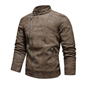 Chaqueta de cuero para hombre de alta calidad con decoración bordada Chaqueta de moda hecha en Pakistán - Product Image 4