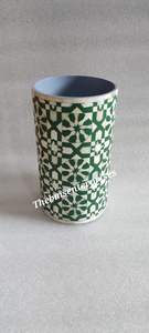 Pot de fleur moderne en incrustation de nacre rose Vase de sol décoratif élégant pour la maison et le mariage à prix raisonnable - Product Image 5