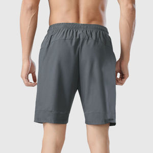 Verano 4 vías tela elástica ajustable cordón cintura ligero gimnasio entrenamiento hombres pantalones cortos de secado rápido transpirable pantalones cortos para correr - Product Image 5
