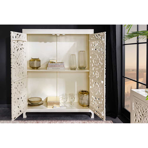 Gabinete de Almacenamiento Plegable Hecho a Mano de Madera de Mango Maciza de Color Personalizado, Resistente al Agua, Ecológico, Estilo Moderno de Fábrica - Product Image 3