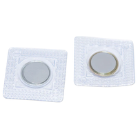 Aimant néodyme à disque puissant lavable en Machine, 10x2mm 12x2mm avec couvercle en plastique et couture en PVC