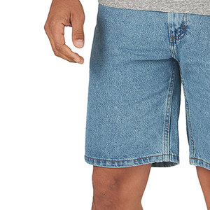 Custom Summer Graphic Letter Print Logo <b>Mens</b> 100% Cotton <b>Embroidered</b> Casual Short <b>Jeans</b> Washed Ripped Shorts - Product Image 6