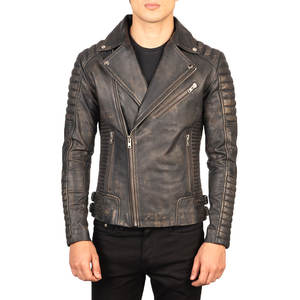 Veste en cuir de mouton d'hiver la plus vendue pour la vente en ligne veste en cuir d'hiver pour hommes de meilleure qualité de fabrication professionnelle - Product Image 1