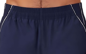 <b>Men's</b> Custom Fit Summer <b>Shorts</b> Solid Pattern Soft Cotton with Adjustable Waist & <b>Utility</b> Pockets for Casual Wear - Product Image 3