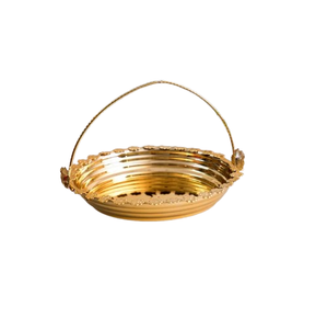 Elegantes cestas doradas para Navidad de Diwali con gran calidad a precios al por mayor - Product Image 1