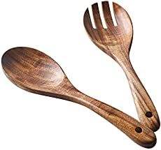 BEST Natural Teak Or Acacia Wooden <b>Kitchen</b> Utensils Set With <b>Spoon</b> Rest Wooden Cooking <b>Spoons</b> Set and Utensils <b>Holder</b> - Product Image 2