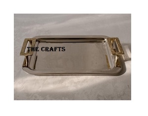 ถาดเสิร์ฟสแตนเลสสีเงิน คุณภาพเยี่ยม สำหรับใส่ของหวานและของว่าง ราคาไม่แพง - Product Image 4