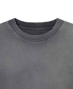 T-shirt vintage pour homme en coton 100% 200 GSM, imprimé par sublimation avec logo personnalisé, effet délavé au soleil, streetwear d'été - Product Image 3