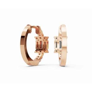 ต่างหูห่วงเพชรขอบ rayas 9 KT 14 KT ทอง18 KT เครื่องประดับสำหรับปลูกในห้องปฏิบัติการขายส่ง B2B ผู้ผลิต OEM - Product Image 3