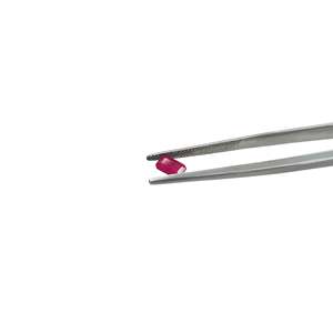 Rubis naturel de Birmanie non traité, créé en laboratoire, taille coussin, pierre libre de haute qualité, 6x4mm, octogones, couleur rouge - Product Image 6