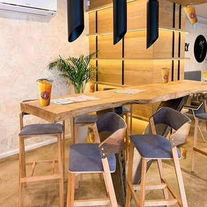 Nhà hàng Bar Ghế nội thất sân vườn Bar Phân Gỗ Tếch-<span class=keywords><strong>nely</strong></span> - Product Image 5