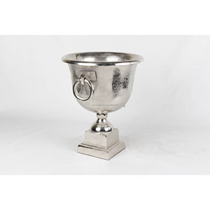 Enfriador de vino de metal con Acabado niquelado Forma hexagonal Base redonda Calidad Premium para servir Precio al por mayor - Product Image 4