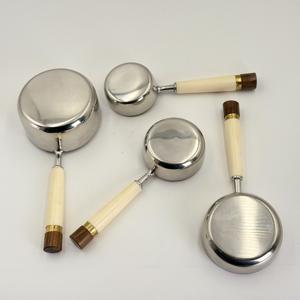 Tazas Medidoras de Acero Inoxidable Personalizadas con Mango de Resina para Medir, Cuchara para Café en Grano, para Té, Azúcar en Polvo - Product Image 5