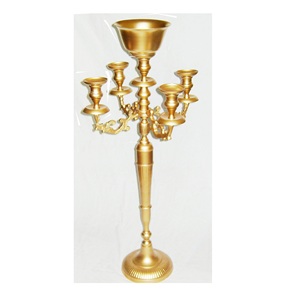 Latest Trending Homeware Floor Standing Entryway <b>Candelabra</b> Five Arms Home and Wedding Hotel Decoration used Candle Holder - Product Image 2