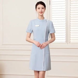 Scrubs Uniforms <b>Sets</b>, Stand Collar, Short Sleeve Medical 2 Piece Hospital Uniform Jacket Scrubs Uniforms <b>Doctor</b> Nursing Women - Product Image 6