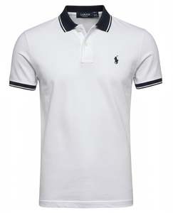 Polos de talla grande para hombre, algodón transpirable, versátil, uso diario, verano, manga corta, diseño clásico con botones - Product Image 1