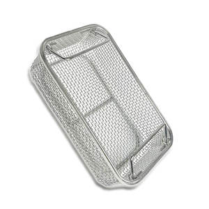 Cestas de malla de alambre hechas de acero inoxidable quirúrgico médico para esterilización Precios al por mayor Cestas de esterilización - Product Image 4