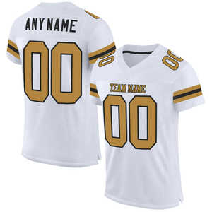 Jersey de Fútbol Americano Personalizado de Alta Calidad, Transpirable, a Cuadros, Talla Grande, Manga Corta, Impresión Digital, Uniforme para Adultos - Product Image 5