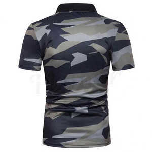 Gimnasio de rendimiento para hombres apto para polos ropa de entrenamiento de secado rápido y transpirable con patrón sólido entrenamiento deportivo trajes Casuales - Product Image 4