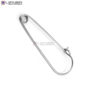 คลิปหนีบฆ่าเชื้อ BUNT ขนาด 12 ซม. คุณภาพสูง ใช้ซ้ำได้ สำหรับเครื่องมือผ่าตัด ฆ่าเชื้อด้วยความร้อนด้วยมือ ทำจากสแตนเลส MOL - Product Image 2