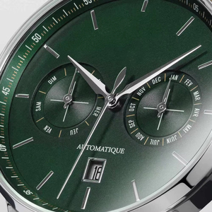 Reloj de Acero Inoxidable de Lujo con Logotipo Personalizado OEM, Movimiento Automático Miyota 9122, Brazalete de Acero de 40 mm, Fecha, Día y Mes, Reloj Mecánico - Product Image 3