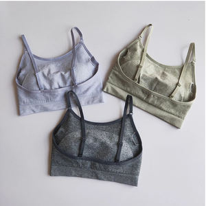 Women's High <b>Support</b> Cross <b>Back</b> Gym Bra Breathable Quick Dry Anti-Bacterial Customized Colors for Running Yoga Wholesale Front - Product Image 6