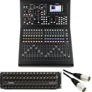 Nouvelle arrivée - Console de mixage numérique Midas M32R Live avec boîtier DL32 Sta, câble réseau Cat5 de 150 pieds, bobine de câble, audio, vidéo et éclairage professionnels - Product Image 4
