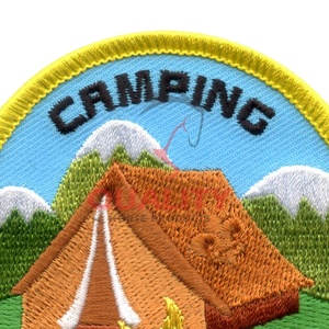 El mejor fabricante, precio barato, parches bordados, Material de alta calidad hecho, parches bordados de tela de diseñador personalizados OEM - Product Image 5