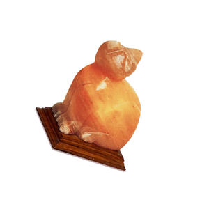 โคมไฟหินเกลือหิมาลายันแกะสลักด้วยมือรูปทรงสัตว์คริสตัลธรรมชาติที่เป็นเอกลักษณ์งานฝีมือระดับพรีเมี่ยมสัมผัสจริงสำหรับงานแต่งงาน - Product Image 4