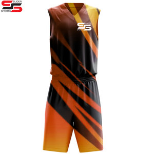 Jersey de baloncesto y conjuntos cortos para ropa deportiva transpirable Unisex Kits de uniformes de baloncesto Trajes de entrenamiento - Product Image 5