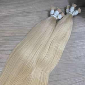 เครื่องถักเปียสองชั้น20นิ้วสำหรับต่อผมมนุษย์ย้อมสีบลอนด์อ่อน - Product Image 5