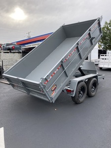 Wholesale Dump <b>Trailer</b> 6x10 Gray <b>Covered</b> Dump <b>Trailer</b> <b>for</b> Sale - Product Image 2