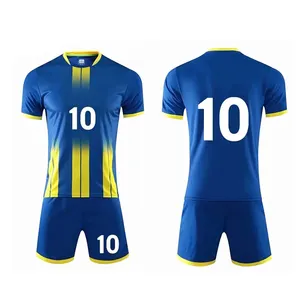 Divise da calcio della maglia da calcio di stampa di sublimazione dell'uniforme di calcio dell'insieme completo diretto della fabbrica