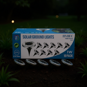 Lampes solaires de jardin HYBEC, lampes solaires de sol de qualité supérieure pour une utilisation en extérieur - Product Image 3