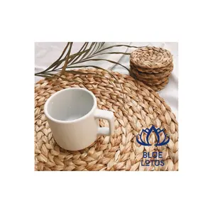 Natural and Sustainable Water Hyacinth Placemats Best Seller From Blue Lotus Farm VietNam export
