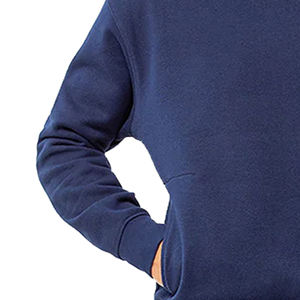 Autumn <b>Gym</b> Casual <b>Sweatshirt</b> for Purple Oversized Pullover Hoodie Custom Streetwear Cotton Blended Plain Dyed Designer Hoodie - Product Image 5