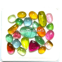 Cabujones de Turmalina Multicolor Natural - Calidad AAA, Varios Colores, Certificados por Terceros, Tamaños Personalizables, para Joyería