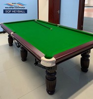 Vente d'usine SQF - Table de billard chinoise noire de 9 pieds, table de billard noir de haute qualité, directement du fabricant