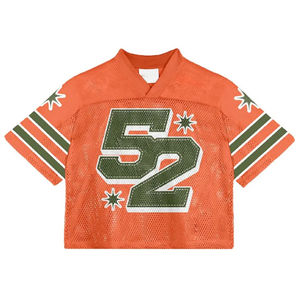 Camisetas Deportivas de Malla para Hombre, Corte Cuadrado, Verano 2026, Poliéster, Estilo Jersey de Fútbol, Ropa Deportiva Atlética - Product Image 3